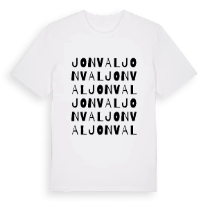Jonval ordlek t-shirt – ekologisk bomull t-shirt från Pinshirt