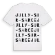 Jully-sur-Sarce ordlek t-shirt