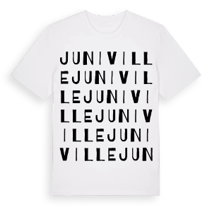 Juniville ordlek t-shirt – ekologisk bomull t-shirt från Pinshirt