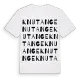 Knutange ordlek t-shirt