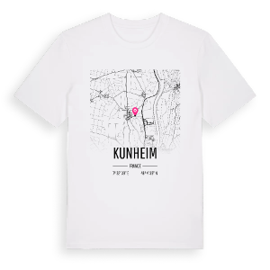 Kunheim karta t-shirt – ekologisk bomull t-shirt från Pinshirt