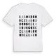 La Bourgonce ordlek t-shirt