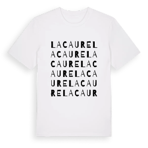 La Caure ordlek t-shirt – ekologisk bomull t-shirt från Pinshirt