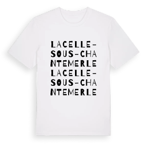 La Celle-sous-Chantemerle ordlek t-shirt – ekologisk bomull t-shirt från Pinshirt