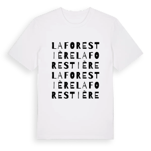 La Forestière ordlek t-shirt – ekologisk bomull t-shirt från Pinshirt