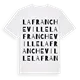 La Francheville ordlek t-shirt