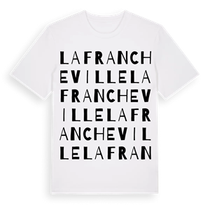 La Francheville ordlek t-shirt – ekologisk bomull t-shirt från Pinshirt