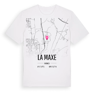 La Maxe karta t-shirt – ekologisk bomull t-shirt från Pinshirt
