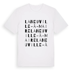La Neuville-à-Maire ordlek t-shirt – ekologisk bomull t-shirt från PinShirt