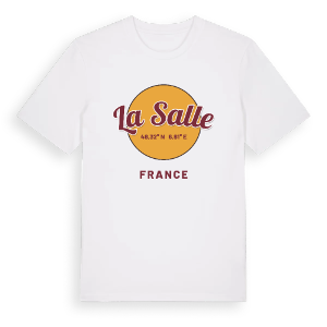 La Salle cirkel t-shirt – ekologisk bomull t-shirt från Pinshirt