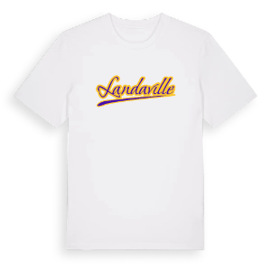Landaville baseball t-shirt – ekologisk bomull t-shirt från Pinshirt