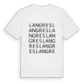 Langres ordlek t-shirt