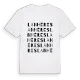 Lanhères ordlek t-shirt