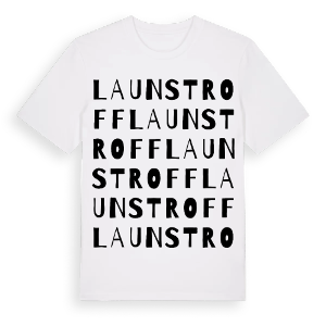 Launstroff ordlek t-shirt – ekologisk bomull t-shirt från Pinshirt