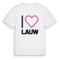 Jag älskar Lauw t-shirt stort tryck