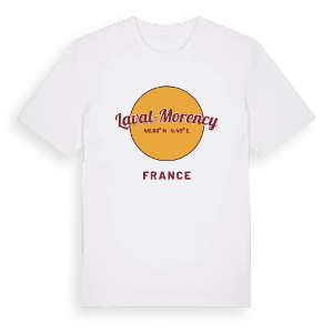 Laval-Morency cirkel t-shirt – ekologisk bomull t-shirt från Pinshirt