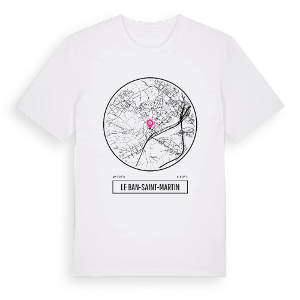 Le Ban-Saint-Martin t-shirt – ekologisk bomull t-shirt från Pinshirt