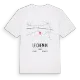 Le Chemin karta t-shirt