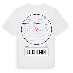 Le Chemin t-shirt – ekologisk bomull t-shirt från Pinshirt