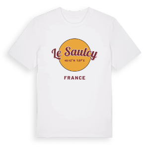 Le Saulcy cirkel t-shirt – ekologisk bomull t-shirt från Pinshirt