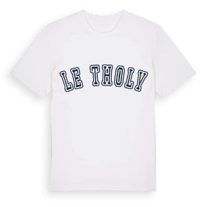 Le Tholy college t-shirt – ekologisk bomull t-shirt från Pinshirt