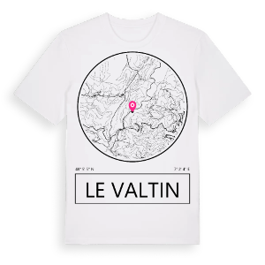 Le Valtin t-shirt – ekologisk bomull t-shirt från Pinshirt