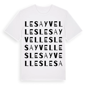 Les Ayvelles ordlek t-shirt – ekologisk bomull t-shirt från Pinshirt