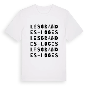 Les Grandes-Loges ordlek t-shirt – ekologisk bomull t-shirt från Pinshirt