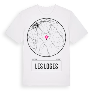 Les Loges t-shirt – ekologisk bomull t-shirt från Pinshirt