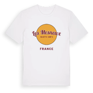 Les Mesneux cirkel t-shirt – ekologisk bomull t-shirt från Pinshirt