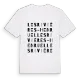 Les Rivières-Henruel ordlek t-shirt