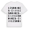 Les Rouges-Eaux ordlek t-shirt