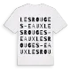 Les Rouges-Eaux ordlek t-shirt
