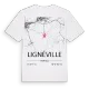 Lignéville karta t-shirt