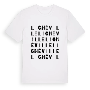 Lignéville ordlek t-shirt – ekologisk bomull t-shirt från Pinshirt