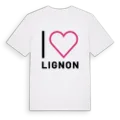 Jag älskar Lignon t-shirt stort tryck