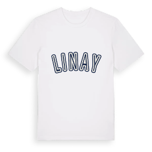 Linay college t-shirt – ekologisk bomull t-shirt från Pinshirt