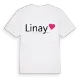Linay hjärta t-shirt