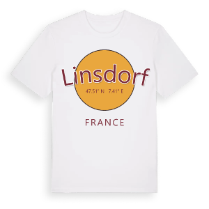 Linsdorf cirkel t-shirt – ekologisk bomull t-shirt från Pinshirt