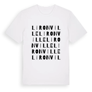 Lironville ordlek t-shirt – ekologisk bomull t-shirt från Pinshirt