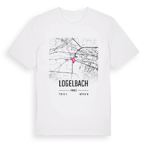 Logelbach karta t-shirt – ekologisk bomull t-shirt från Pinshirt