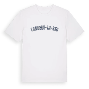 Longpré-le-Sec college t-shirt – ekologisk bomull t-shirt från Pinshirt