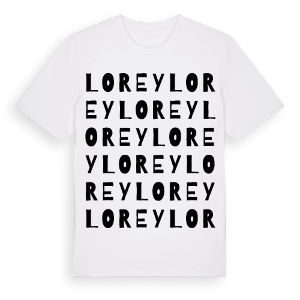Lorey ordlek t-shirt – ekologisk bomull t-shirt från Pinshirt