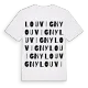 Louvigny ordlek t-shirt