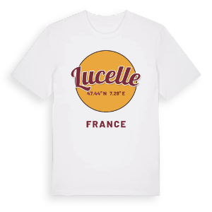 Lucelle cirkel t-shirt – ekologisk bomull t-shirt från Pinshirt