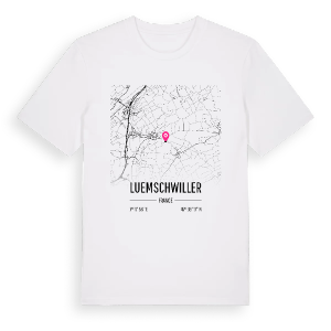 Luemschwiller karta t-shirt – ekologisk bomull t-shirt från Pinshirt