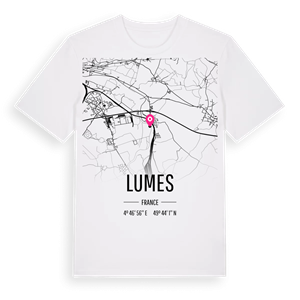 Lumes karta t-shirt – ekologisk bomull t-shirt från Pinshirt