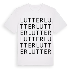 Lutter ordlek t-shirt – ekologisk bomull t-shirt från Pinshirt