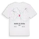 Maisons-lès-Chaource karta t-shirt