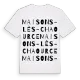 Maisons-lès-Chaource ordlek t-shirt